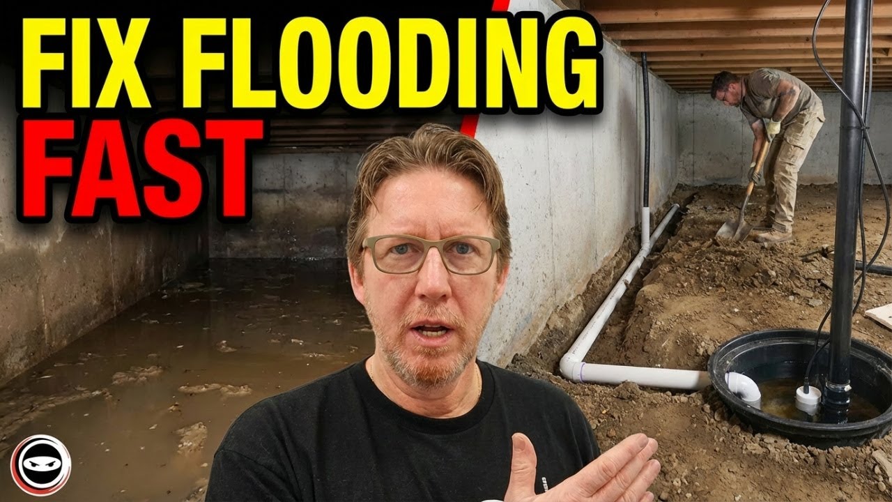 Hydraway Install Tips. How To Fix A Flooded Crawl Space Fast!