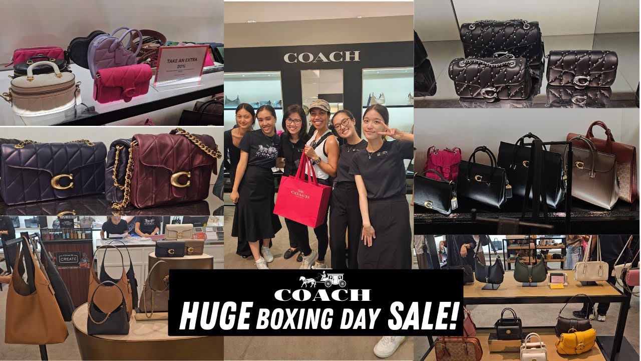 🔥COACH BOXING DAY SALE 2024!🔥 LET'S SEE WHAT'S ON & WHICH BAG I PICKED UP FROM THE SALE?😃
