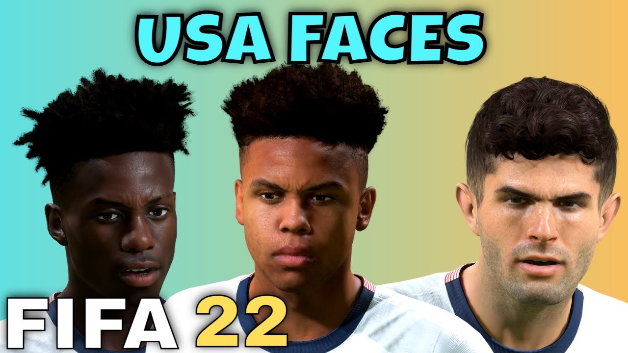 The FIFA 22 USA Faces | All United States Players with a Face Scan
