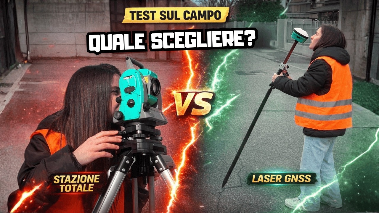 Laser GNSS contro Stazione Totale: quanto cambia davvero?