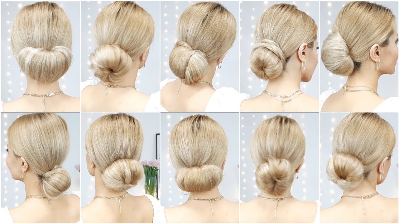 10 DONUT BUN HAIRSTYLES 🍩 HOW TO use a HAIR BUN MAKER