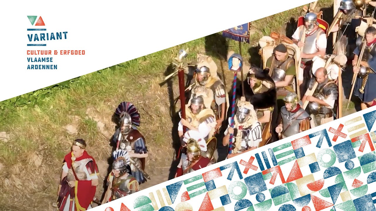 Variant Zottegem Caesarfeesten 2023 - Immaterieel erfgoed vanuit de lucht