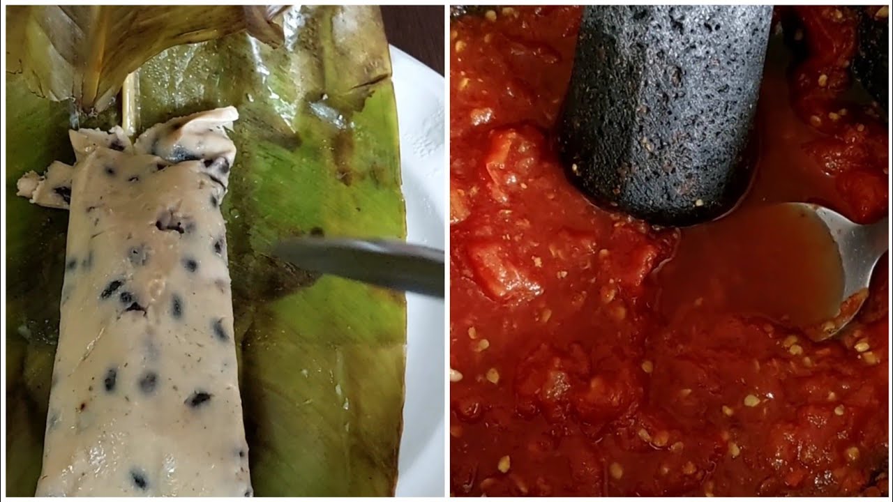 tamales de frijol tierno