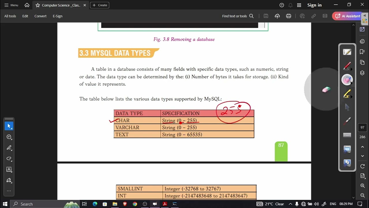 Database Part-II MySQL ||  Chapter-3( SEBA-Class-X)|| MySQL CRUD operation || #part2