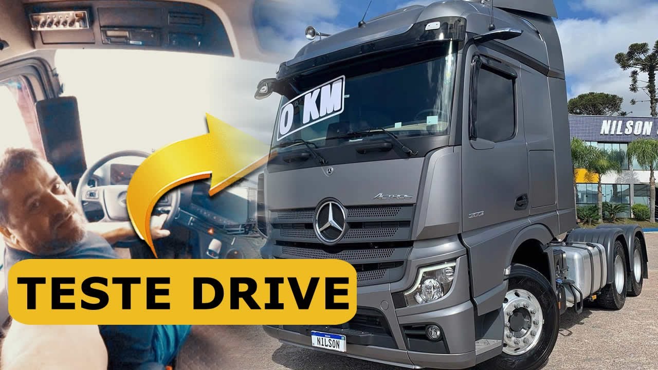 TESTE DRIVE COM O NOVO MERCEDES BENZ ACTROS 2651