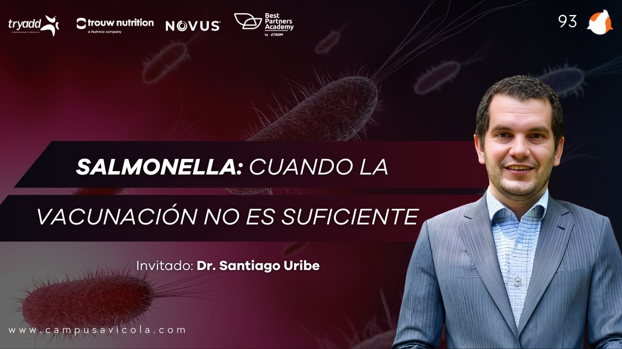 #93 - Manejo integral de Salmonella: Prevención y control en aves - Dr. Santiago Uribe
