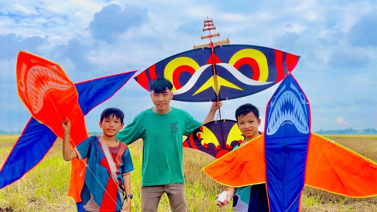Anh Ba Báo TV | Dẫn Team Ra Đồng Thả Diều Sáo - Tiếng Sáo Vang To Cả Bầu Trời