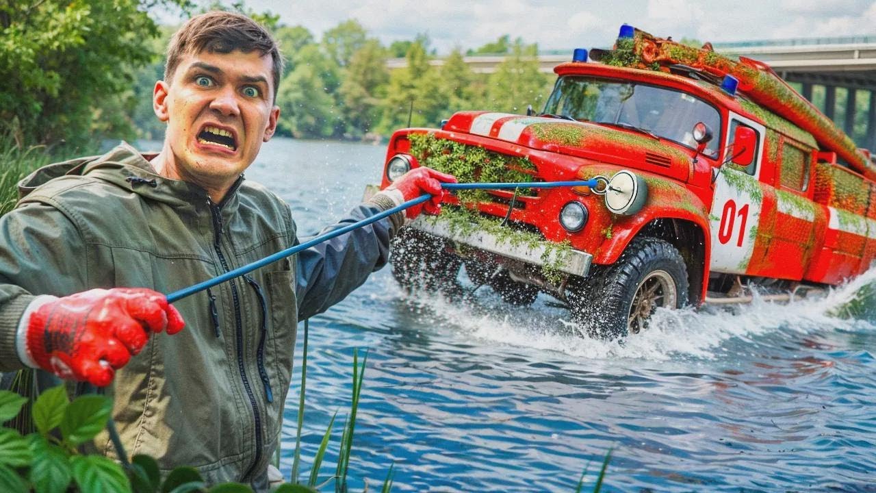İtfaiye aracı battığı yerde bulduğumuz korkunç ve sıradışı şeyler!