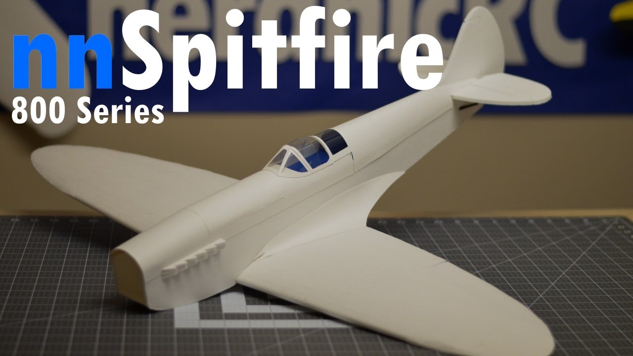nerdnic | 800 Series nnSpitfire - Foam board RC Spitfire