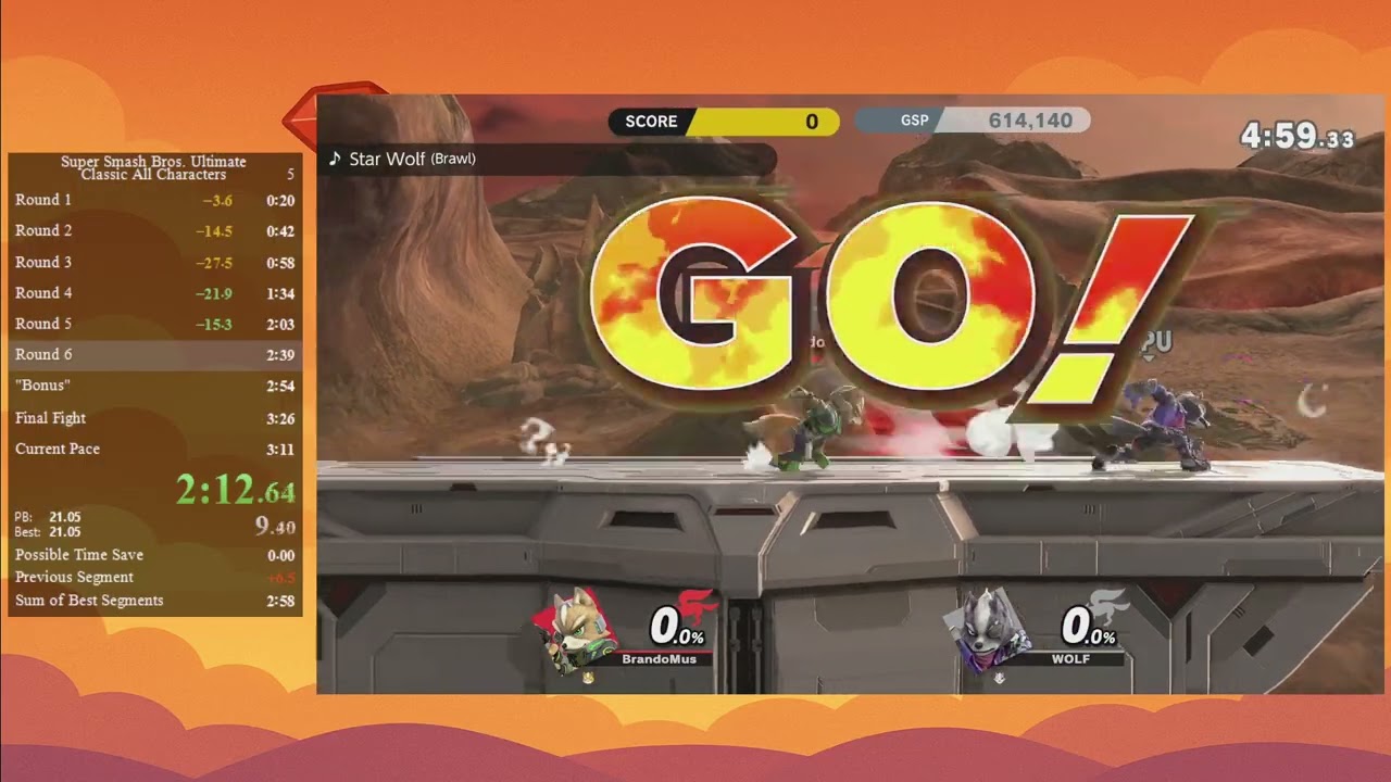 SSBU l Fox 0.0 Classic Mode l 3m23s l Switch - (10/11/2025)