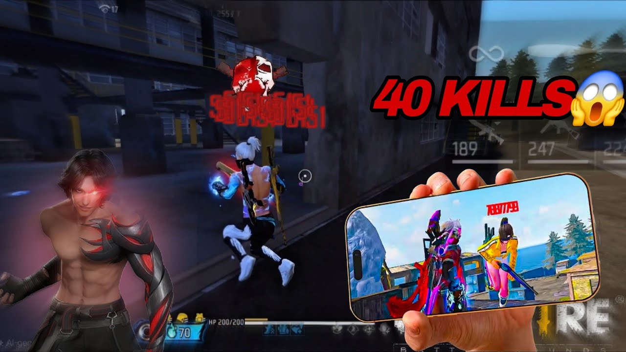 BR Match In 40 KILLS😱Unstopable In |📲 Mobile | Gameplay|#freefiremax #freefireclips #garenafreefire 