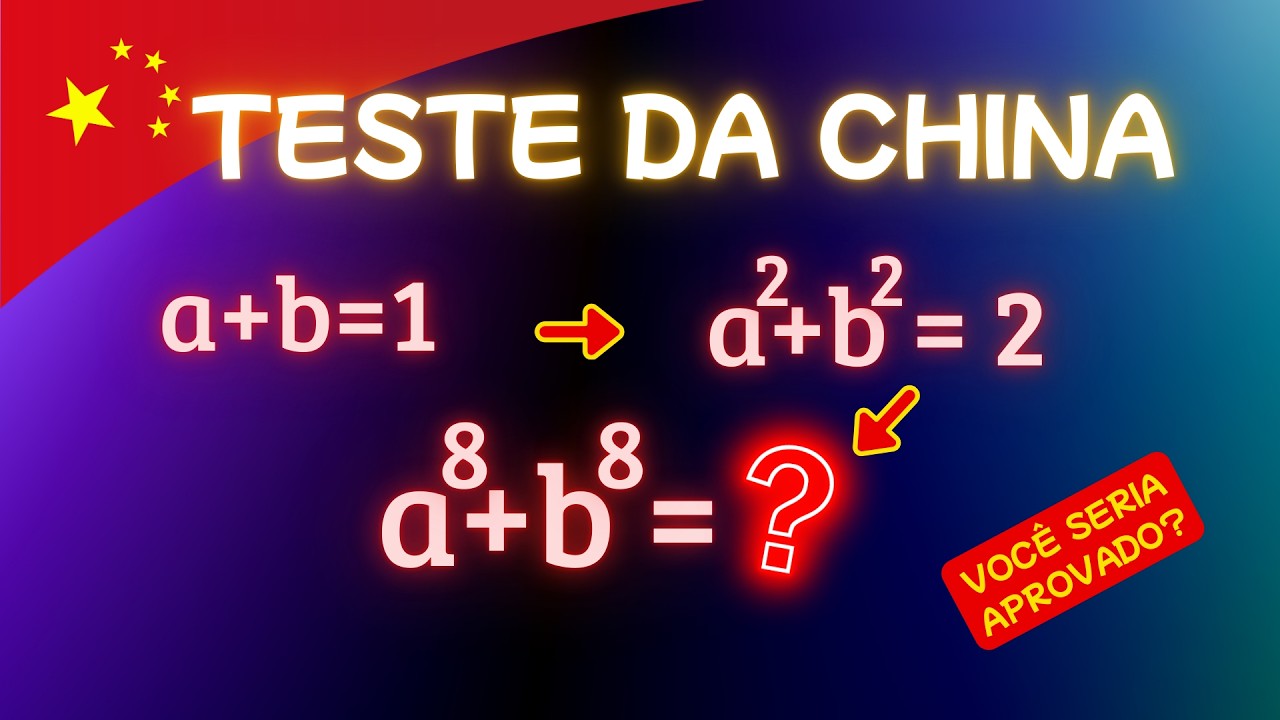 🔴 POUCOS CONSEGUEM: Exame de Matemática do 6º Ano na China: Você Seria Aprovado?
