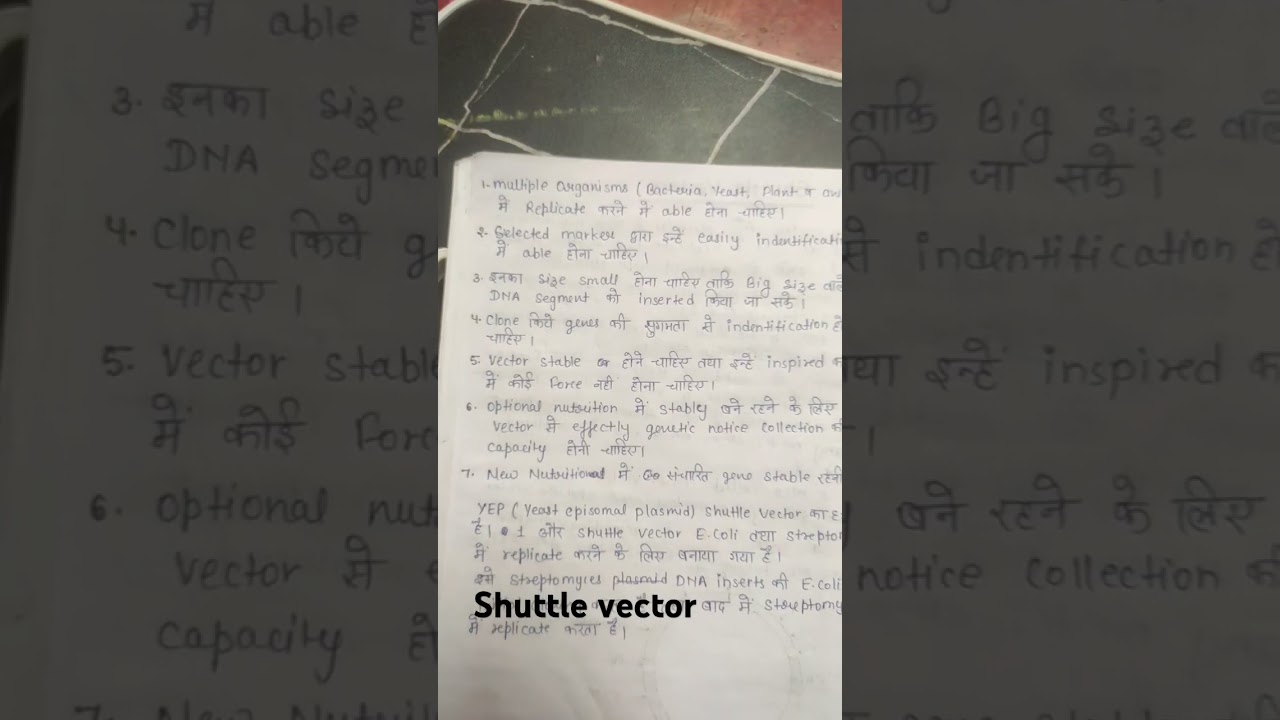 shuttle vector #vector #biotechnology  #botanylovers #mjpru #mjprubareilly #viralvideo