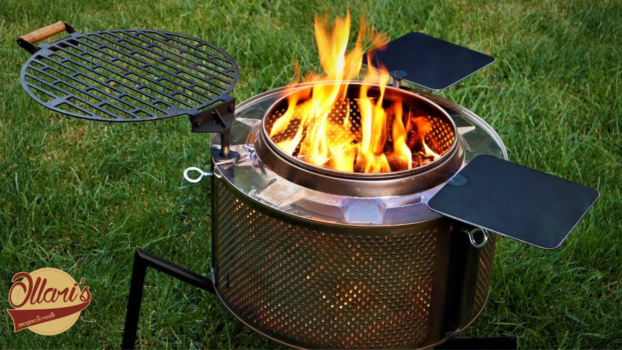 Building a Fire Pit / Grill from Scrap materials