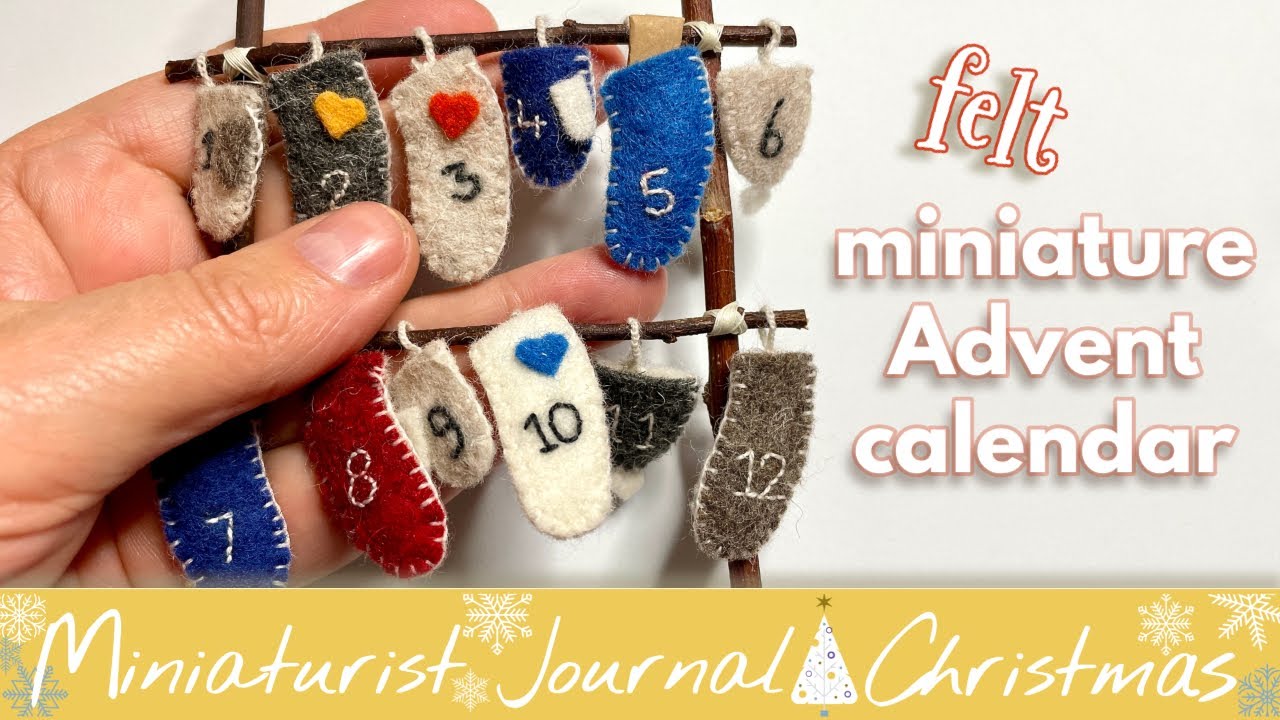 Make a miniature Advent calendar! Advent 4, 2022
