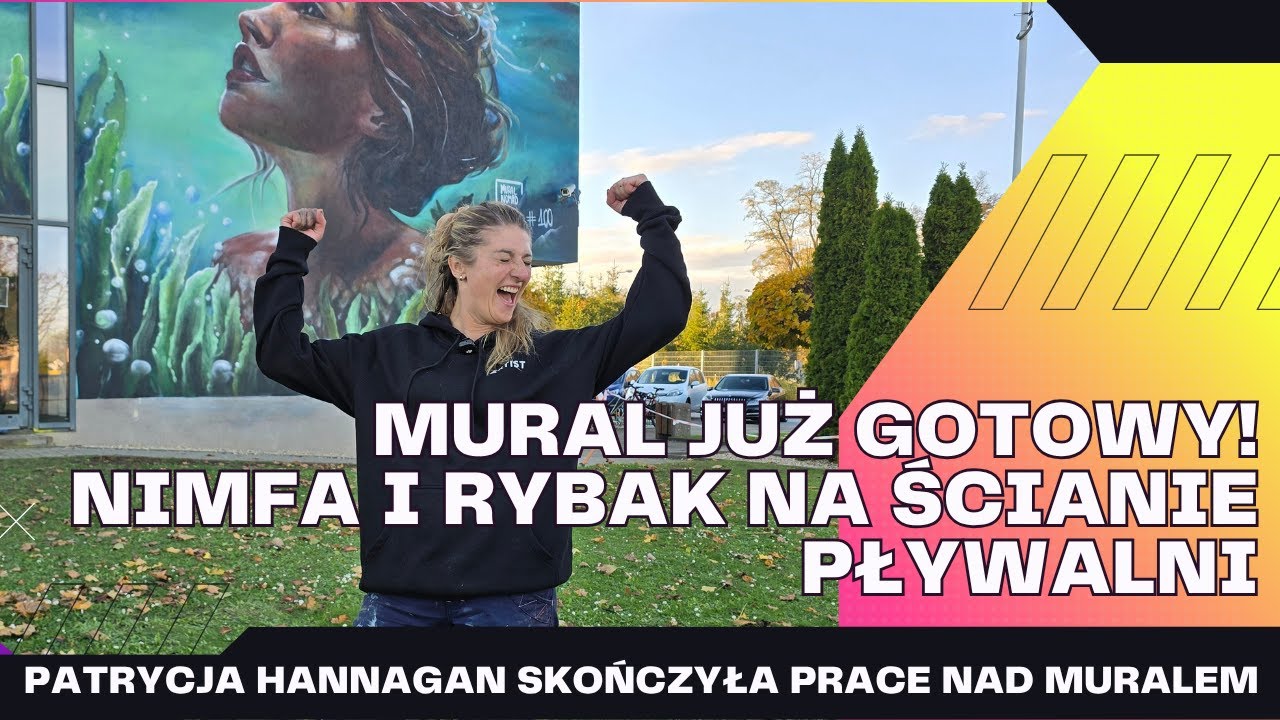 Mamy to! Mural na ścianie pływalni jest już gotowy