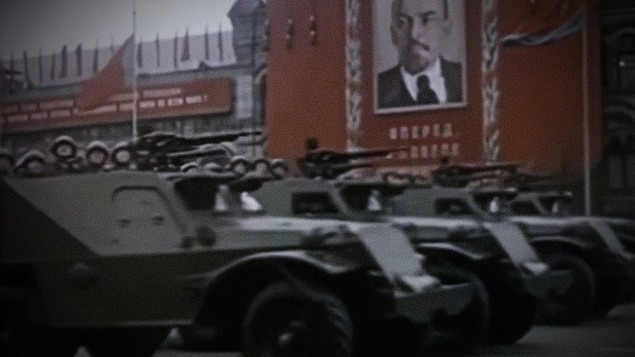 [1957 In Color] October Revolution Day in Moscow | [В Цвете] День Революции в Москве 1957г.