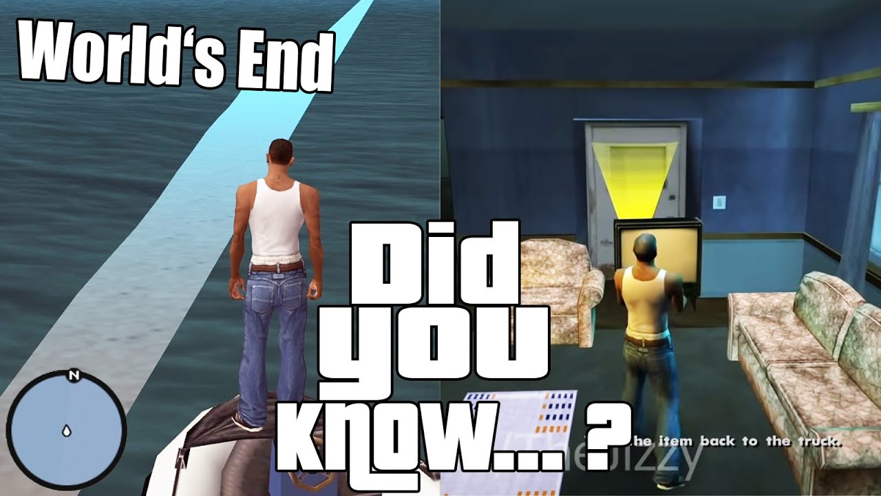 Секреты и факты GTA San Andreas часть 30 Liberty City, За пределами границ, Скрытые интерьеры, Oкеан