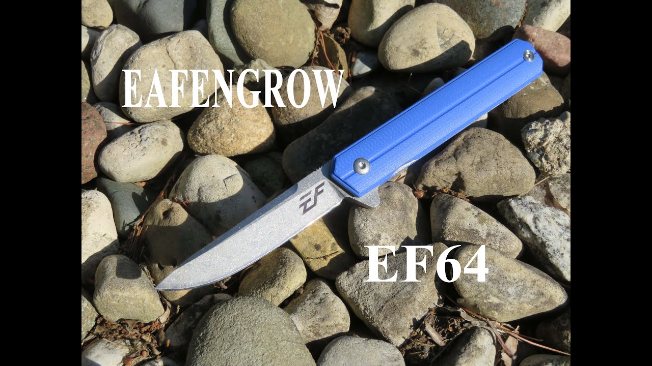 EAFENGROW EF64 : Folding Pocket Knife : Knife Review : D2 : G10