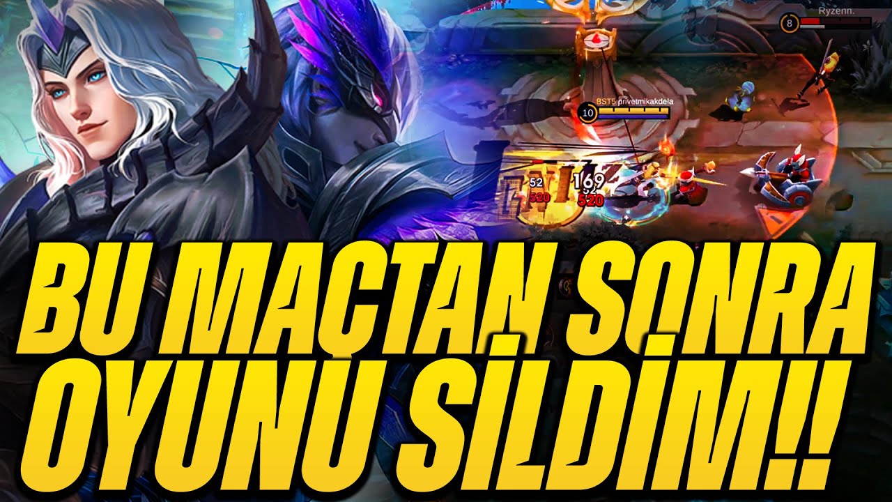BU MAÇTAN SONRA OYUNU SİLDİM - BU ADAMA KÜFÜR ETMEMEK İMKANSIZ - LANCELOT GUSİON HAYABUSA - MLBB