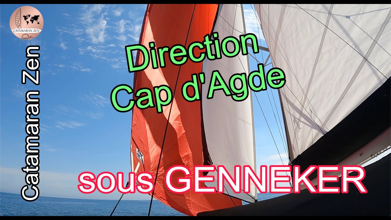ép 41 On déploie notre Genneker - direction le Cap et retour Port Camargue