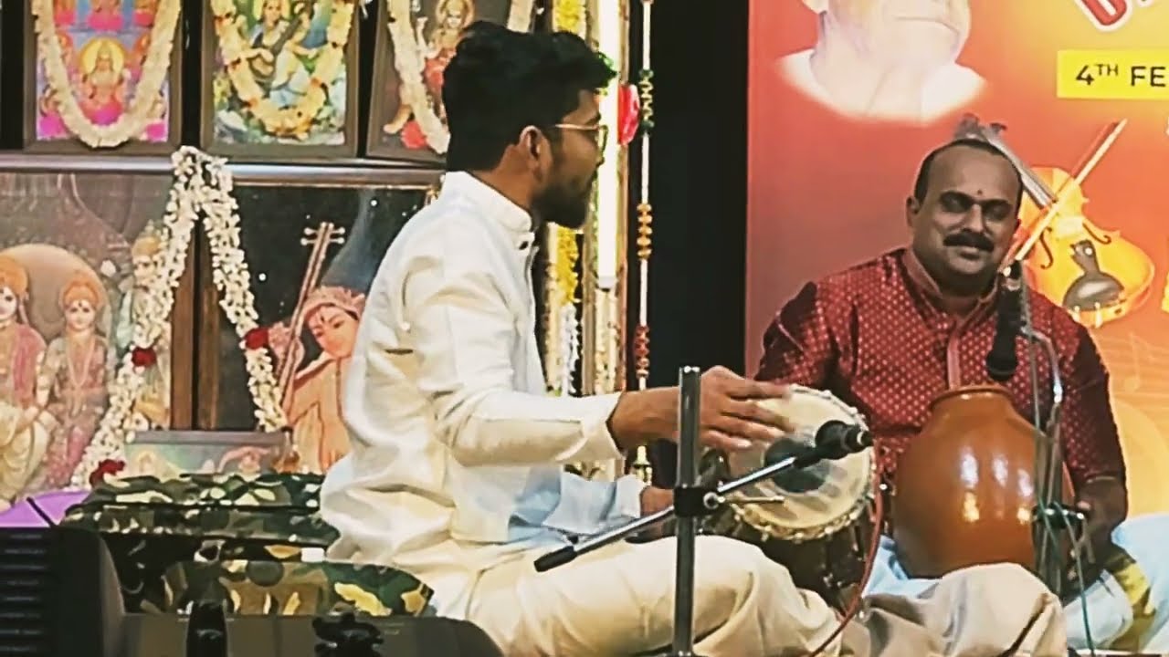 Thaniyavarthanam by Sri.Yaswanth Chennai (Mridamgam) & Sri. Kurichithanam Ananthakrishnan (Ghatam)