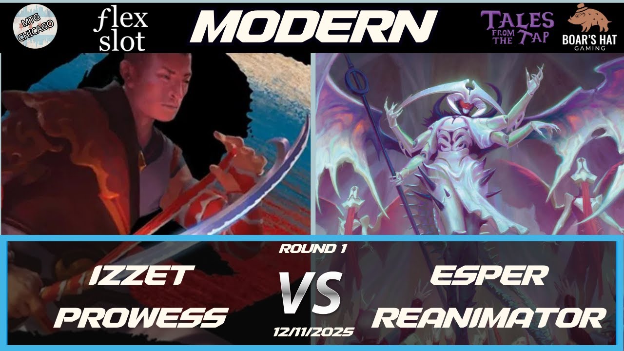 Эспер Реаниматор против Иззета Мастера [MTG Modern, 1 раунд]