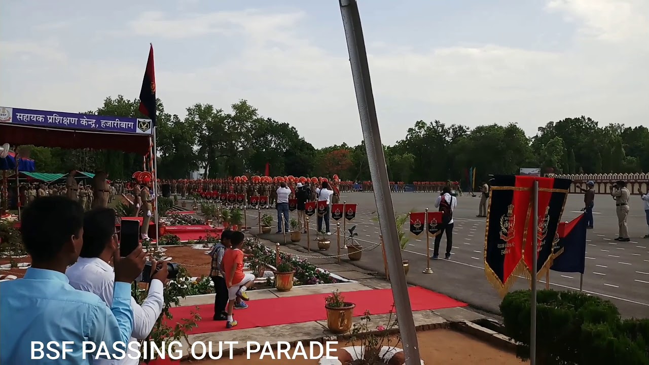 BSF PASSING OUT PARADE/HAZARIBAGH JHARKHAND