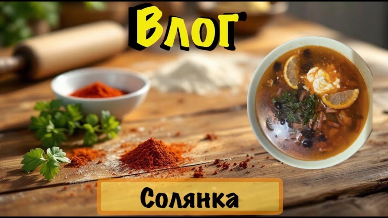 Влог Готовлю Солянку Запекаю Рыбу