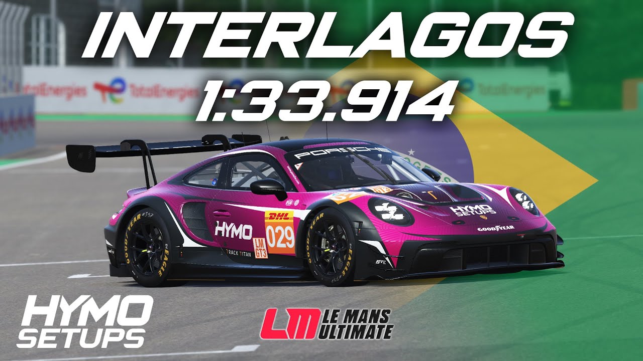 LMU Hotlap | Porsche 992 LMGT3R @ Interlagos | V1.2 | Le Mans Ultimate