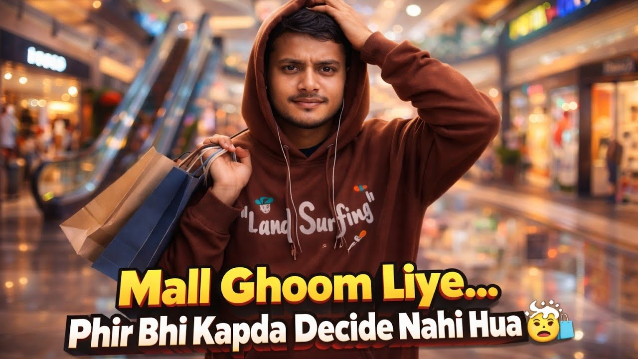 Mall Ghoom Liye… Kapda Decide Nahi Hua 🤯🛍️