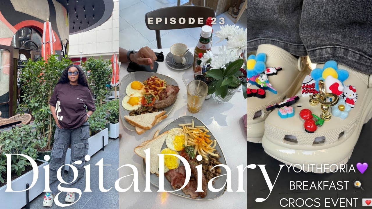 #digitaldiary : episode 23 | breakfast, youthforia package, CROCS EVENT  💌