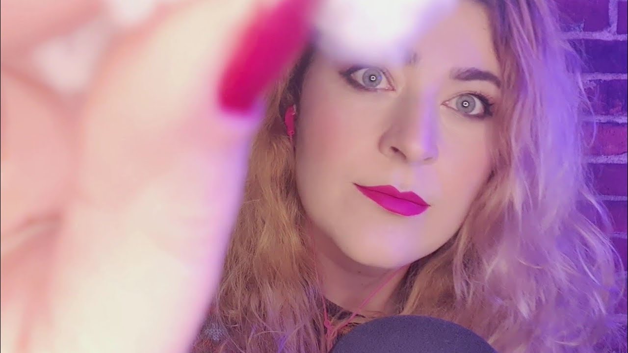 Asmr , Massagem no seu rostinho com algodão bem fofinho