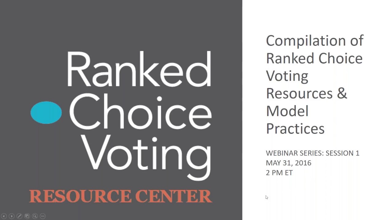 Introduction to the Ranked Choice Voting Resource Center & RCVRC Compilation
