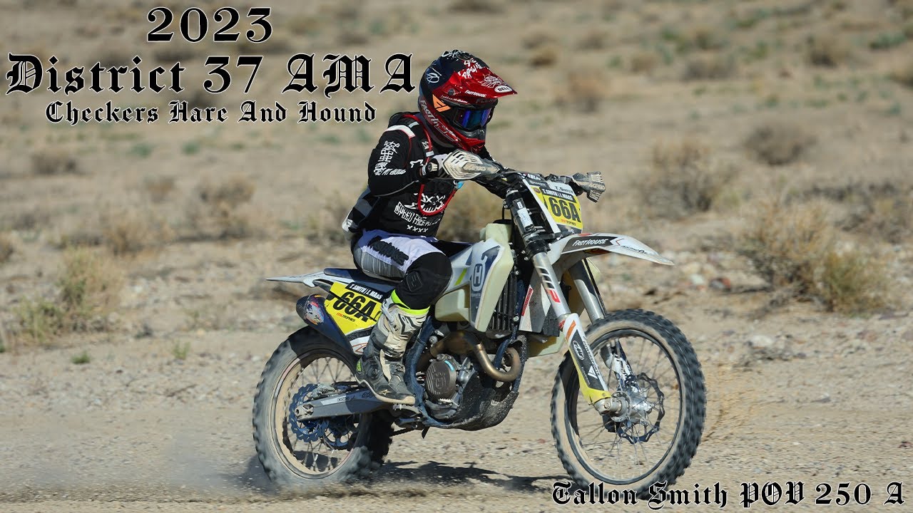 2023 AMA District 37 AMA Hare And Hound Check Chase (Tallon Smith POV)