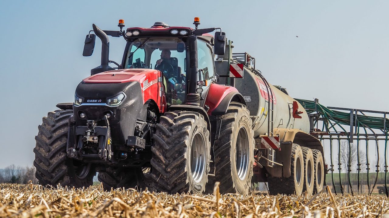New Case IH Magnum AFS 400, Case IH Quadtrac 620 & Case IH Optum CVX 270 | Slurry Application 2022