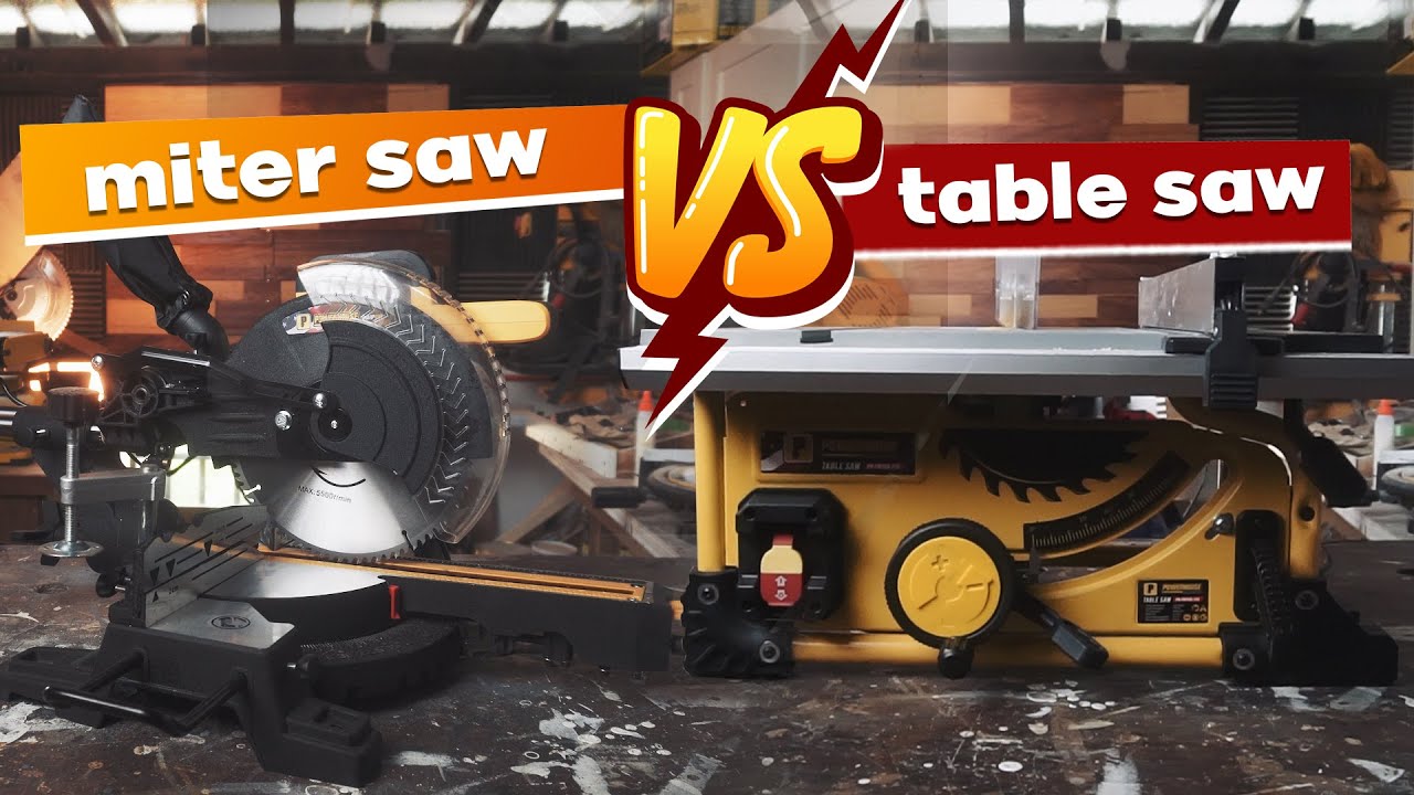 Bakit dapat piliin ang Miter saw over Table Saw? o Mali ba ako?