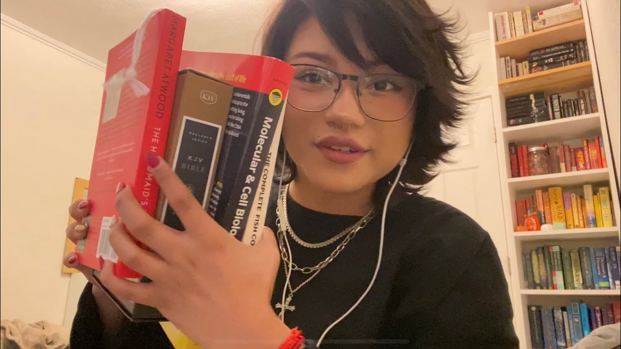 ASMR~ Sweet Librarian Checks out Books for You