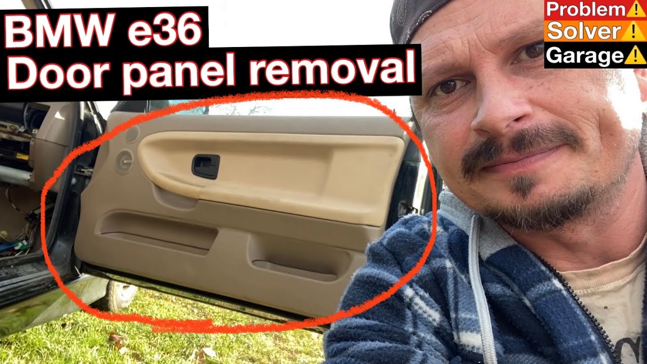 BMW e36 door card removal. BMW e36 door panel removal.