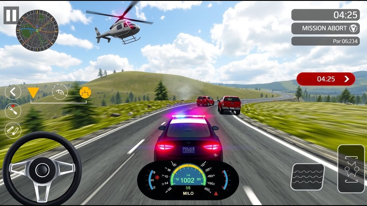 Police Car Chase Simulator 3D - Real Cop Car Driving & Police Chase | Android Gameplay 2025