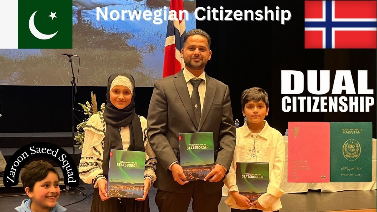 Norwegian citizenship ceremony | dual national pakistani & norwegian