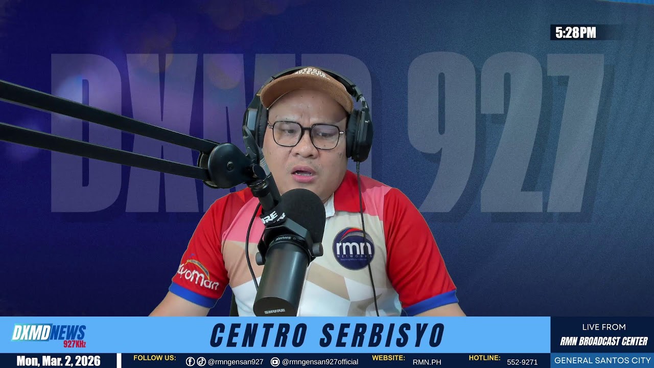 CENTRO SERBISYO - 03/02/2026 - 4:30 P. M. - 5:30 P.M. Anchor: Bryan Oñate
