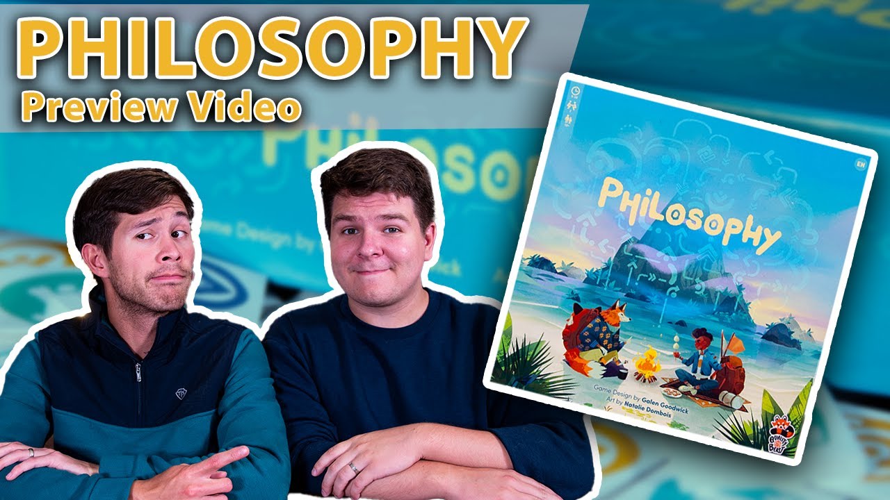 Philosophy | Let's Have An Honest Conversation! | Abstract Strategy 2 Player Board Game Preview