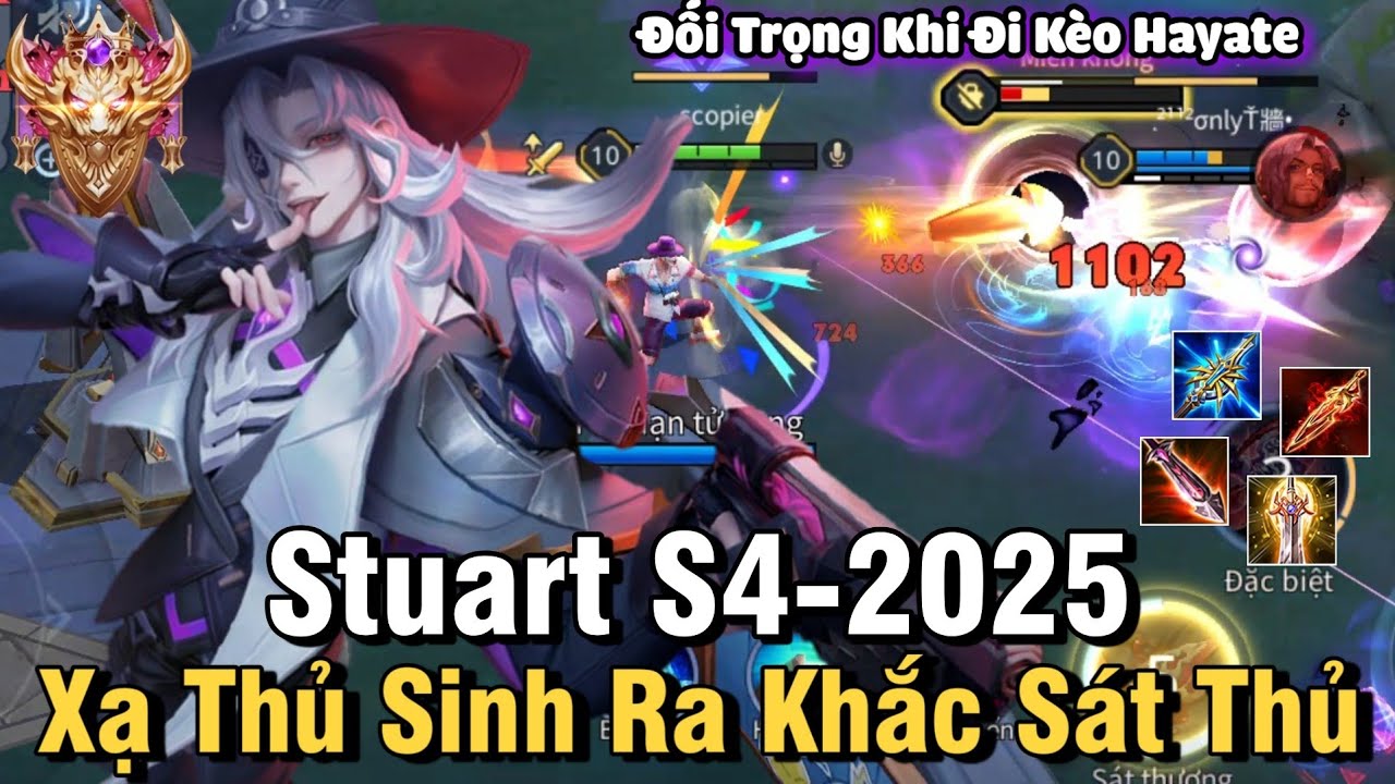 Stuart S4-2025 Liên Quân Mobile | Cách Chơi, Lên Đồ, Phù Hiệu, Bảng Ngọc Cho Stuart S4 2025 | NTD LQ