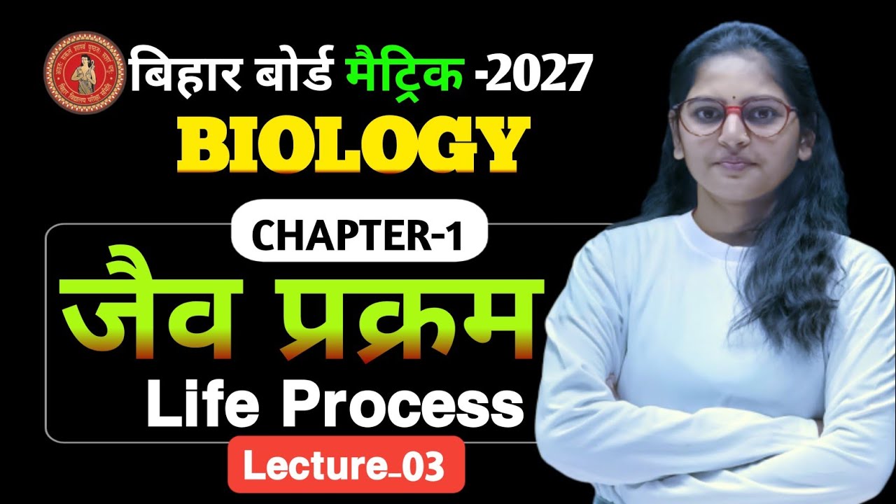 10th Biology CH-01 (Lec-03) Jav Prakarm Class 10th I Bihar Board I Life Process by Suprita Ma'am