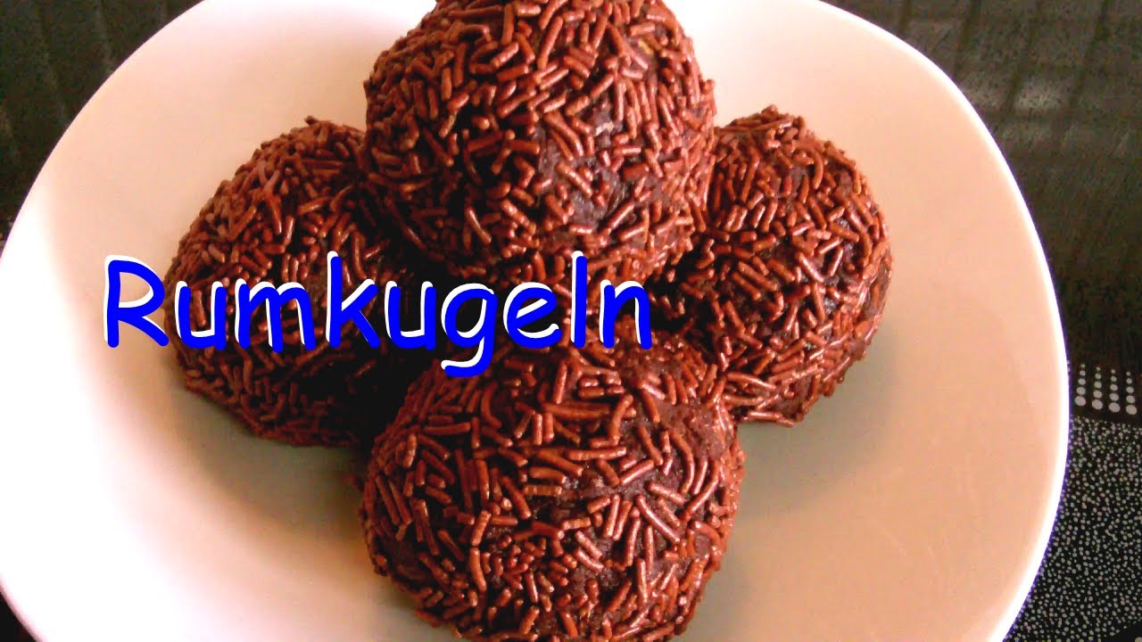 Rumkugeln wie vom Bäcker ! Selbst gemacht ! Rezept auch für Kinder !