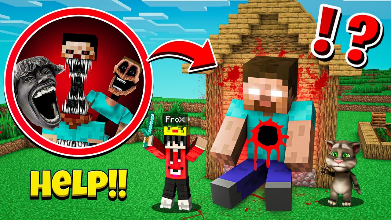 Mimicer Anomaly & 67 Found Inside HEROBRINE Stomach 😱 in Minecraft - Frox Boiz