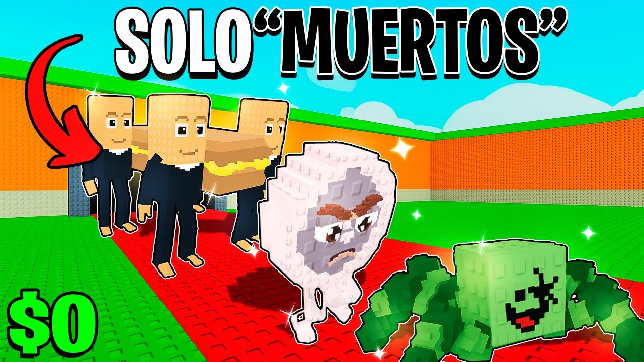 💀 De 0 a $100 Trillones PERO *SOLO CON BRAINROTS MUERT0S*
