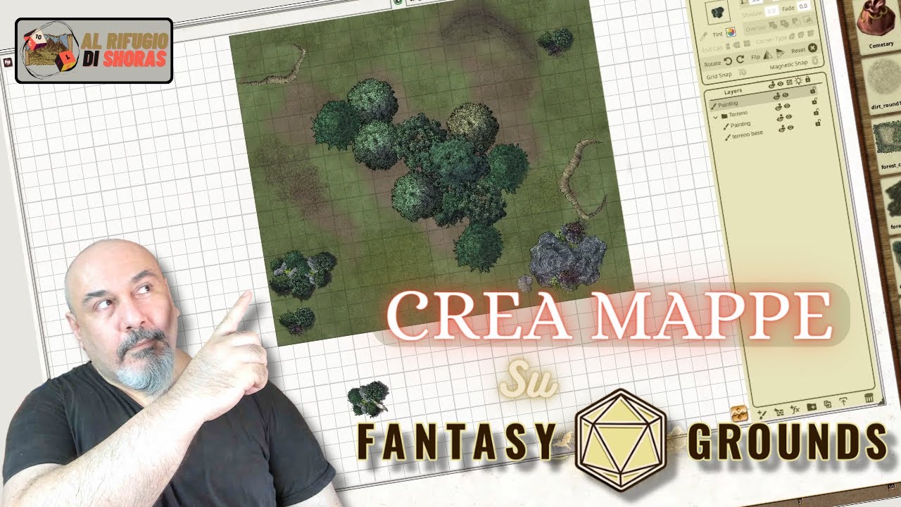 Fantasy Grounds | Come creare delle mappe dentro FGU stesso.