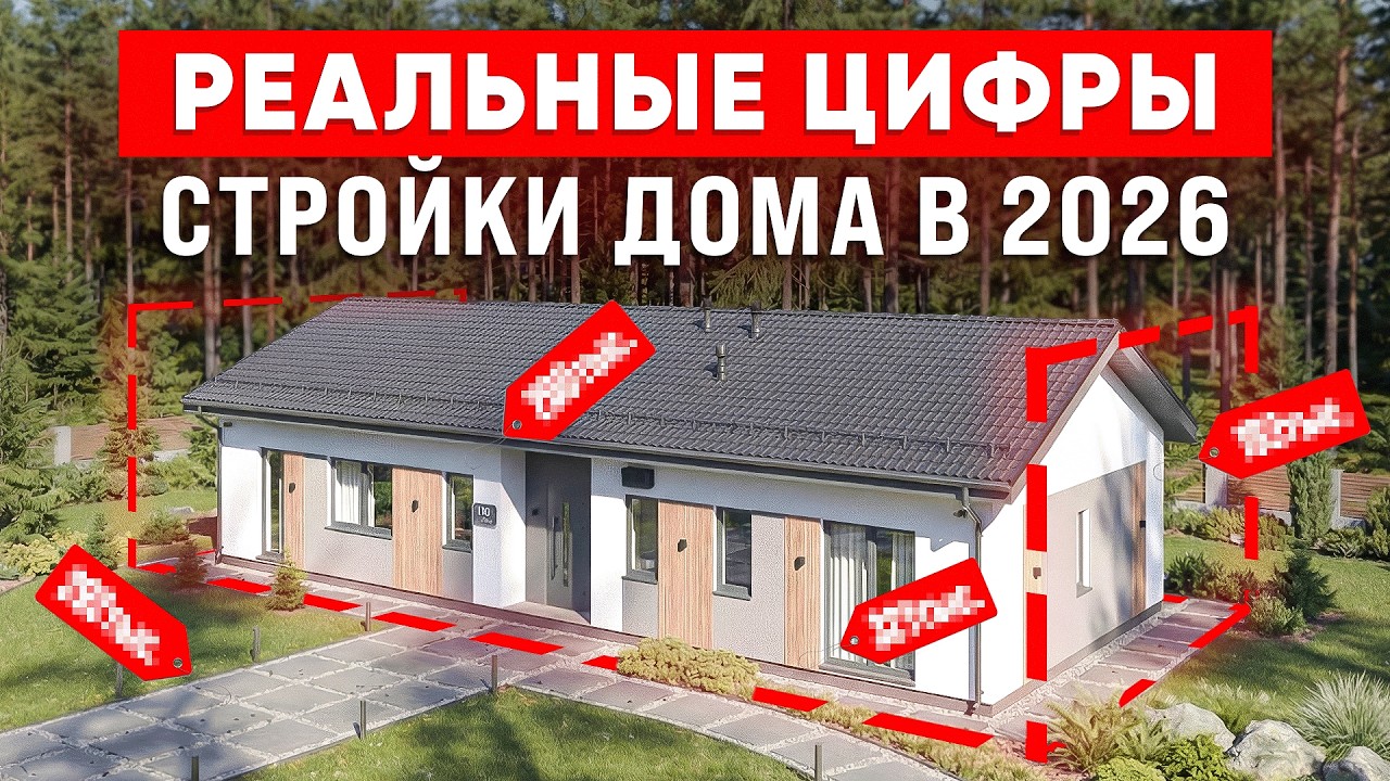 Настоящая СМЕТА на стройку дома в 2026 / ЦЕНЫ, по которым РЕАЛЬНО построить надежный дом